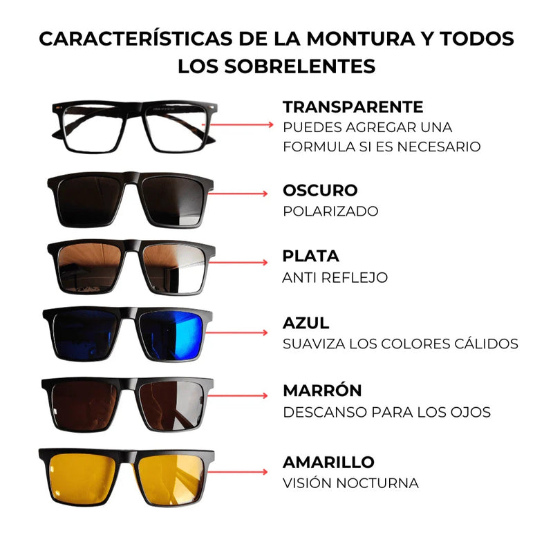 [COMPRA 1 Y LLEVA 6] Gafas MultiVisión - 6 en 1