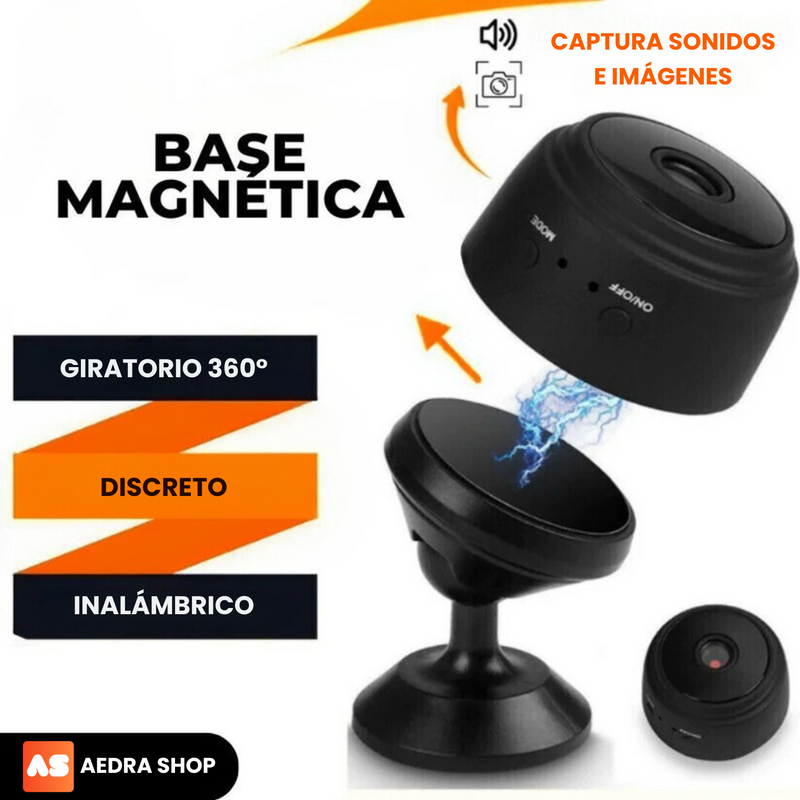 [COMPRA 1 Y LLEVA 2] Camara MiniGuard - Mini Camara Espia Wi-Fi - FULL HD 1080p